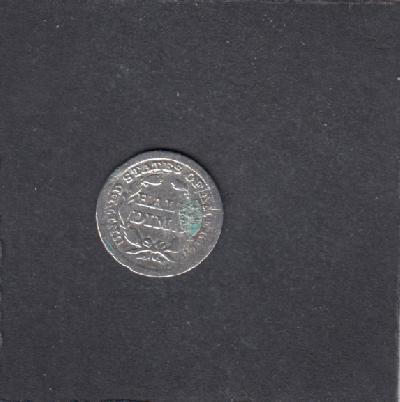 Beschrijving: 1/2 Dime LIBERTY